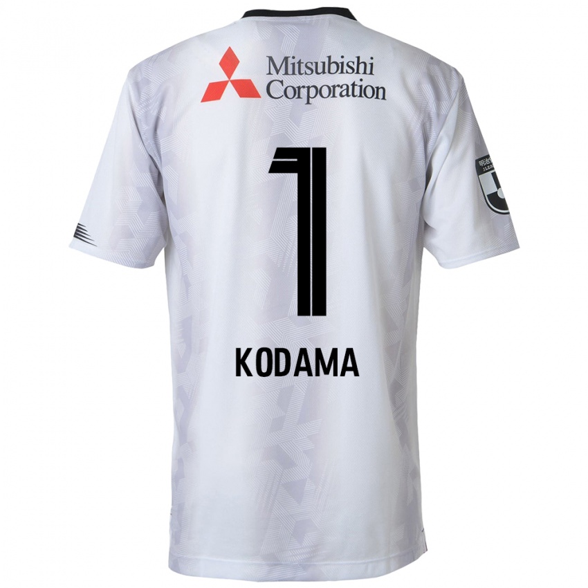 Mulher Camisola Tsuyoshi Kodama #1 Branco Preto Alternativa 2024/25 Camisa