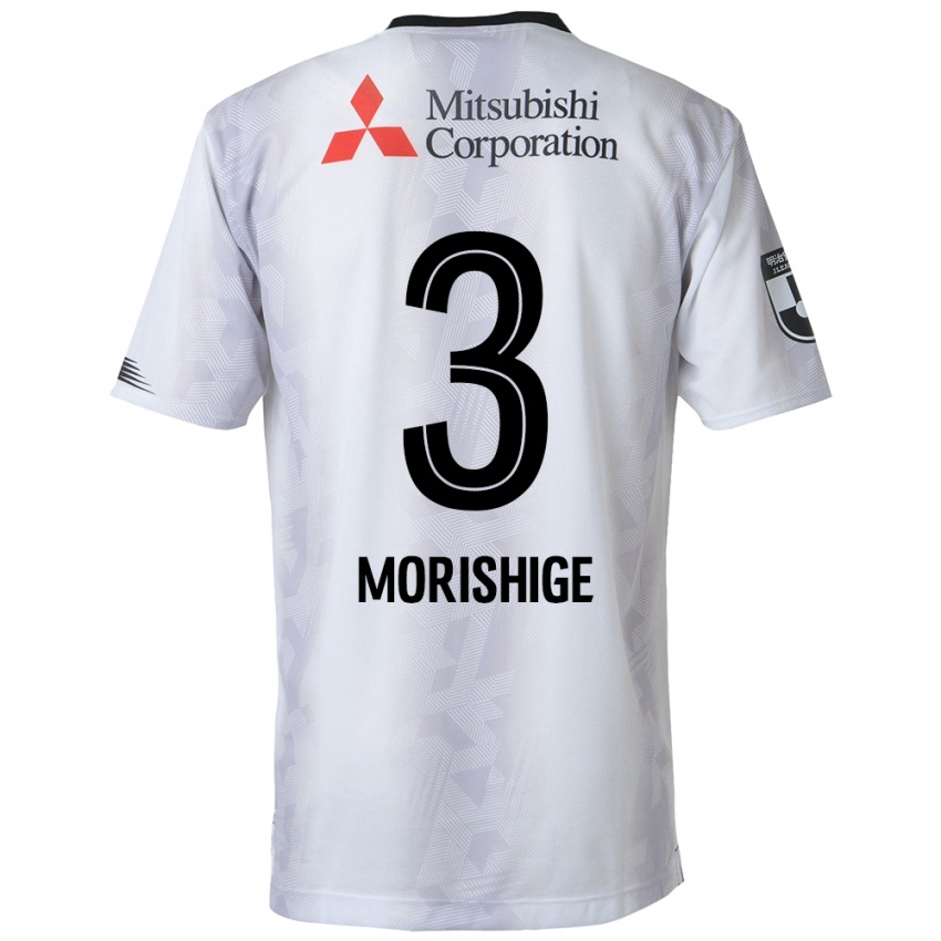 Mulher Camisola Masato Morishige #3 Branco Preto Alternativa 2024/25 Camisa