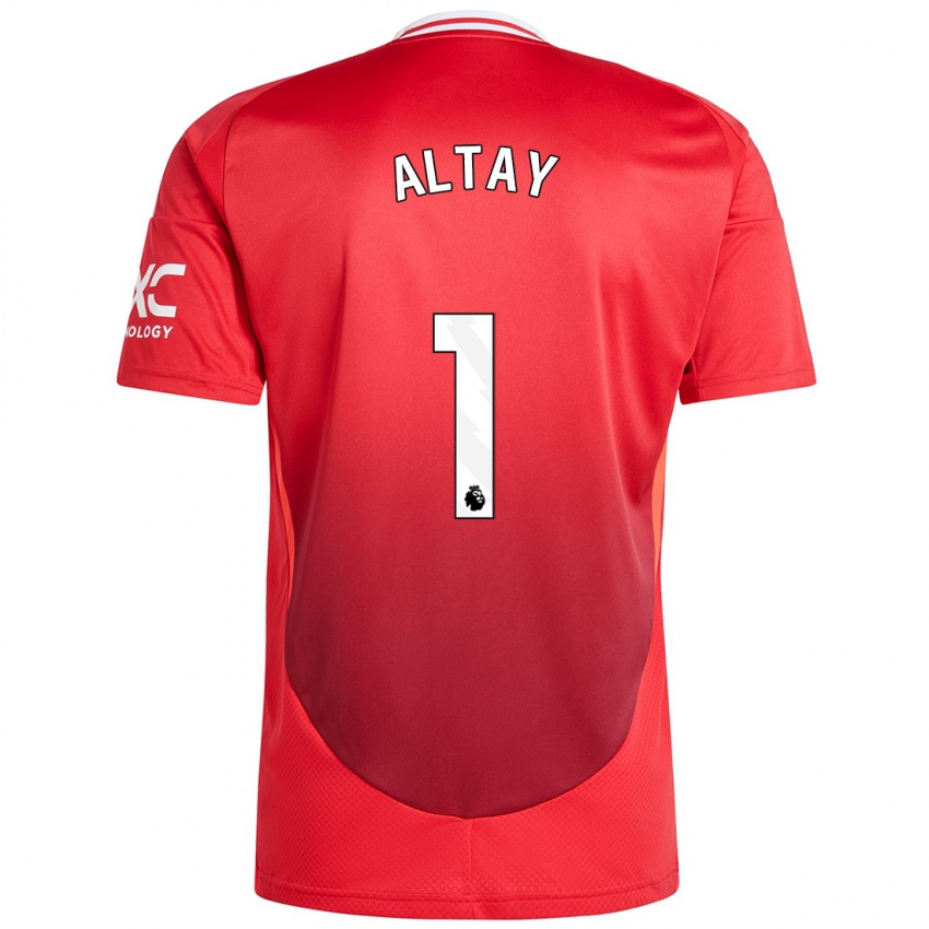 Criança Camisola Altay Bayindir #1 Vermelho Brilhante Principal 2024/25 Camisa