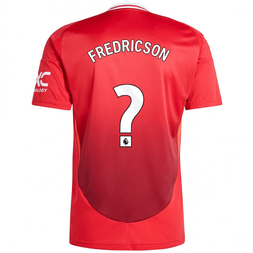 Criança Camisola Tyler Fredricson #0 Vermelho Brilhante Principal 2024/25 Camisa