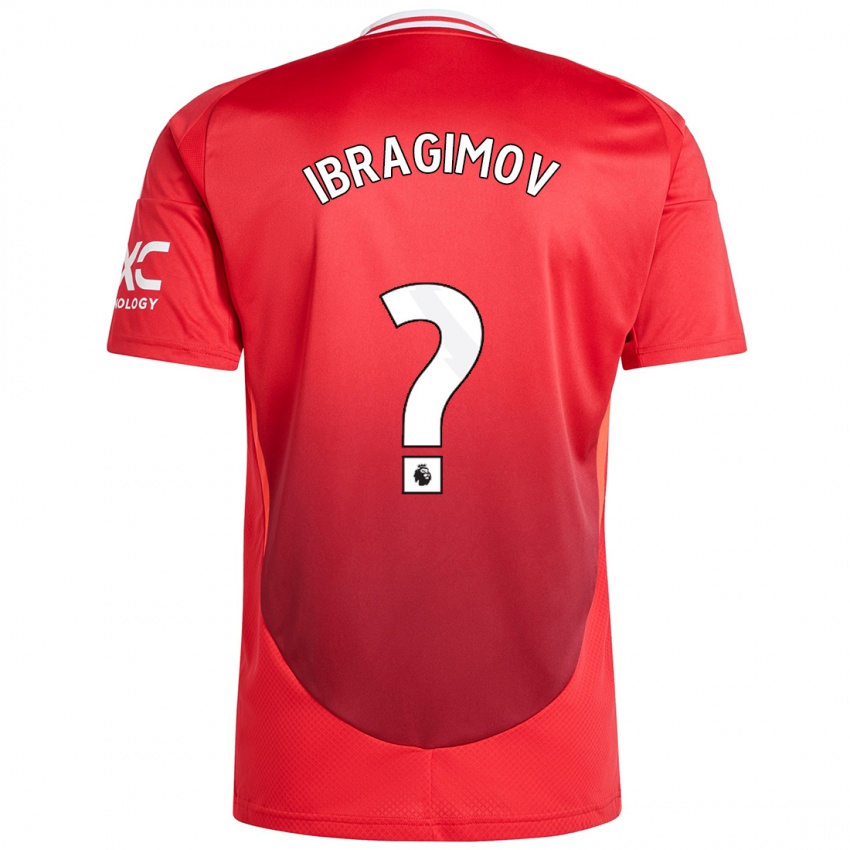 Criança Camisola Amir Ibragimov #0 Vermelho Brilhante Principal 2024/25 Camisa