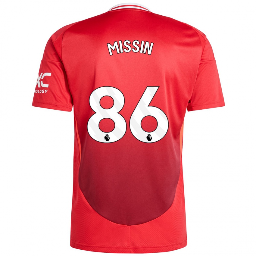 Criança Camisola Ashton Missin #86 Vermelho Brilhante Principal 2024/25 Camisa