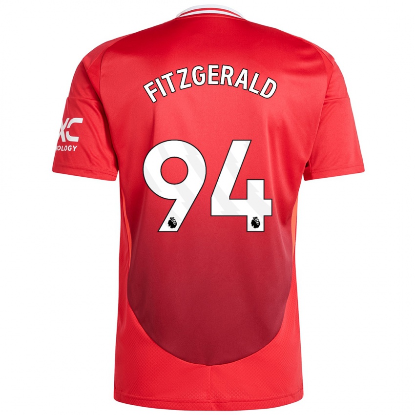 Criança Camisola Jayce Fitzgerald #94 Vermelho Brilhante Principal 2024/25 Camisa