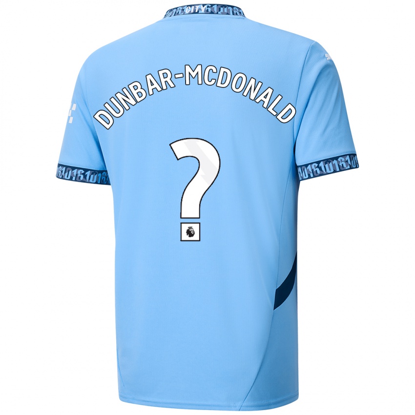 Criança Camisola Christian Dunbar-Mcdonald #0 Azul Marinho Principal 2024/25 Camisa