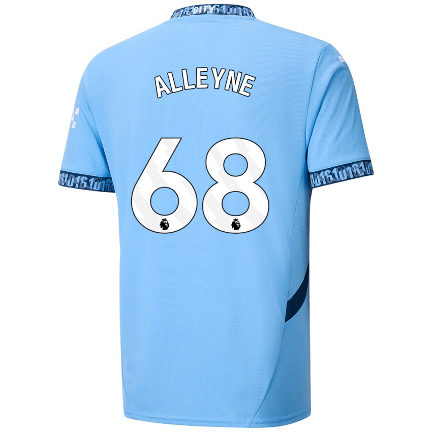 Criança Camisola Max Alleyne #68 Azul Marinho Principal 2024/25 Camisa