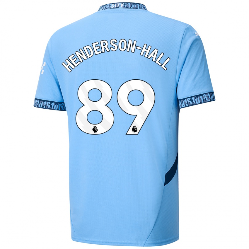 Criança Camisola Matty Henderson-Hall #89 Azul Marinho Principal 2024/25 Camisa