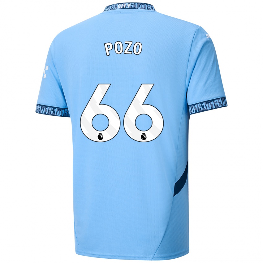 Criança Camisola Iker Pozo #66 Azul Marinho Principal 2024/25 Camisa