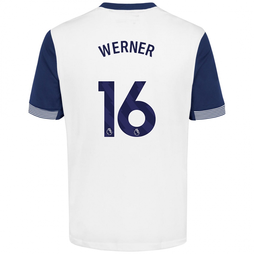 Criança Camisola Timo Werner #16 Azul Branco Principal 2024/25 Camisa