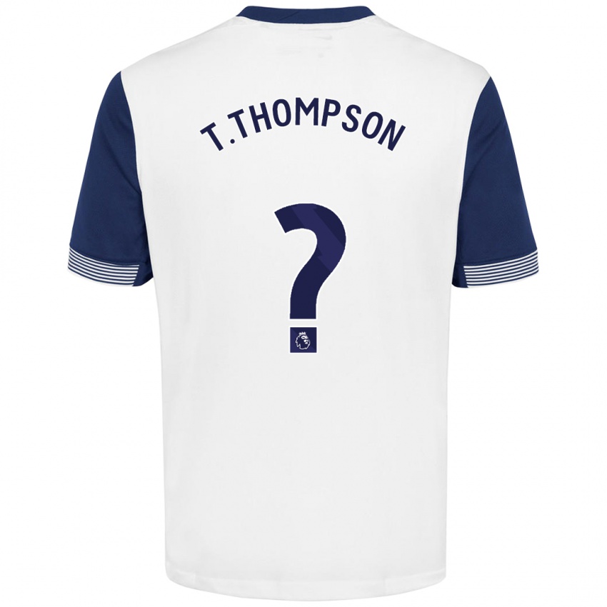 Criança Camisola Tynan Thompson #0 Azul Branco Principal 2024/25 Camisa