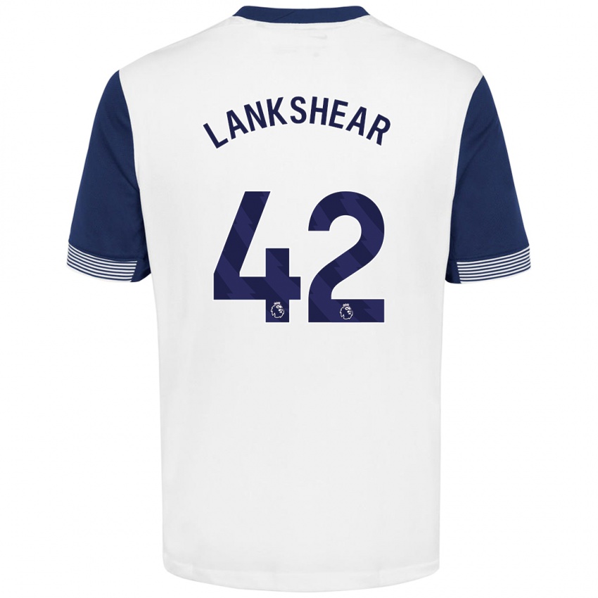 Criança Camisola Will Lankshear #42 Azul Branco Principal 2024/25 Camisa