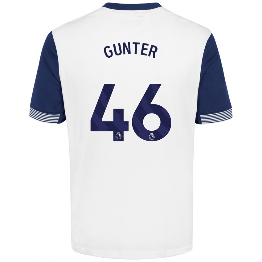 Criança Camisola Luca Gunter #46 Azul Branco Principal 2024/25 Camisa