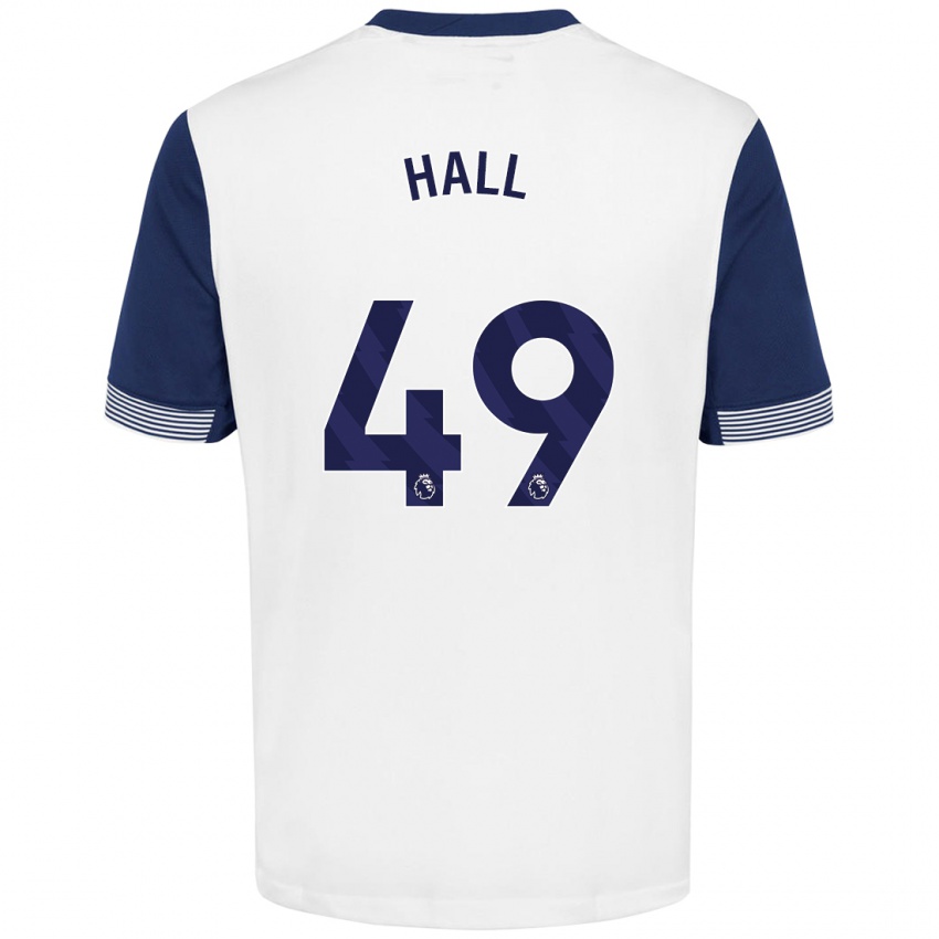 Criança Camisola Tyrese Hall #49 Azul Branco Principal 2024/25 Camisa