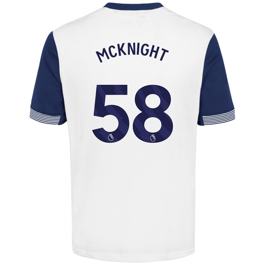 Criança Camisola Maxwell Mcknight #58 Azul Branco Principal 2024/25 Camisa