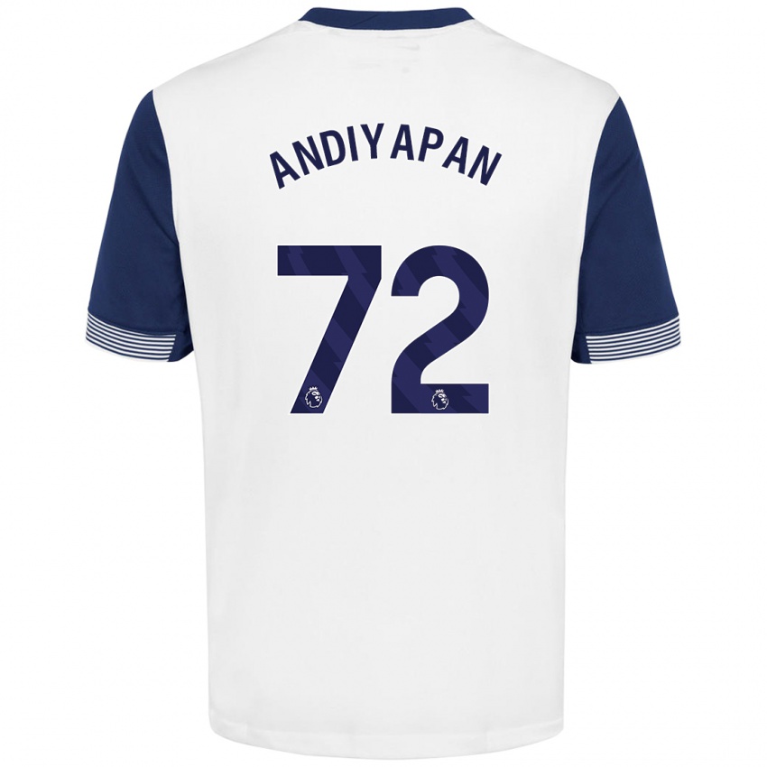 Criança Camisola William Andiyapan #72 Azul Branco Principal 2024/25 Camisa