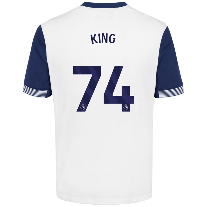 Criança Camisola Maeson King #74 Azul Branco Principal 2024/25 Camisa