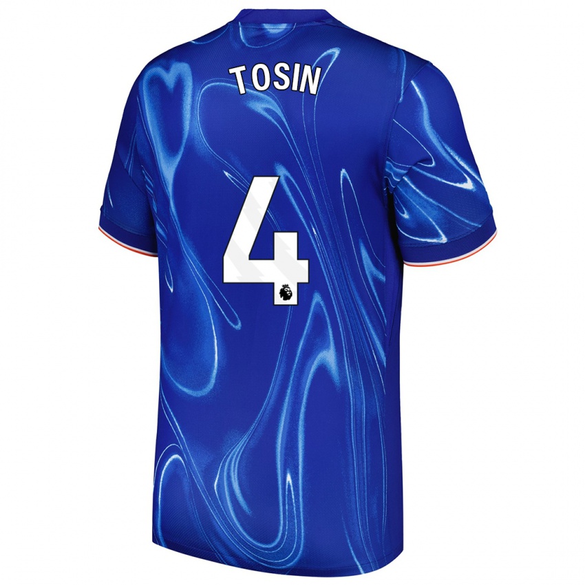 Criança Camisola Tosin Adarabioyo #4 Branco Azul Principal 2024/25 Camisa