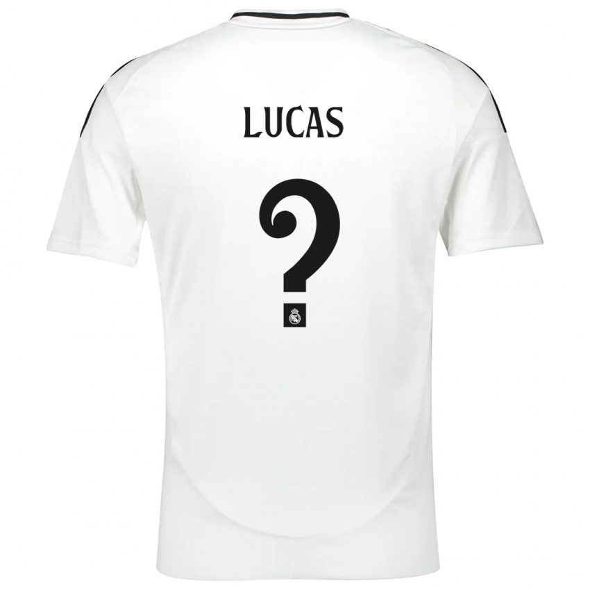 Criança Camisola Nestor Lucas #0 Branco Principal 2024/25 Camisa