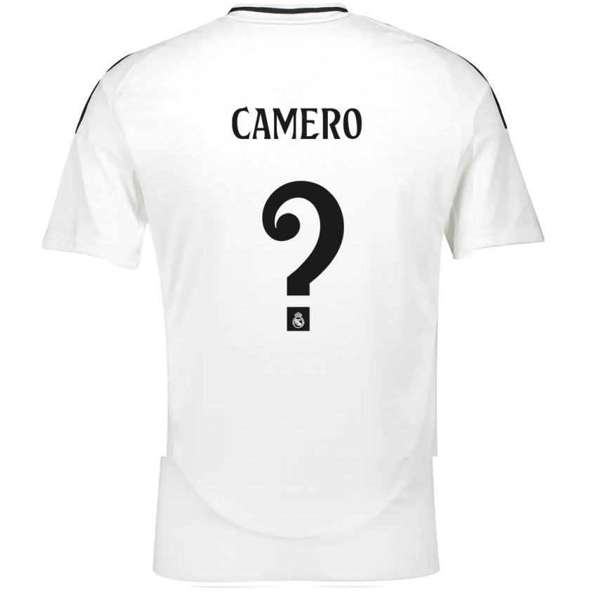 Criança Camisola Mario Camero #0 Branco Principal 2024/25 Camisa