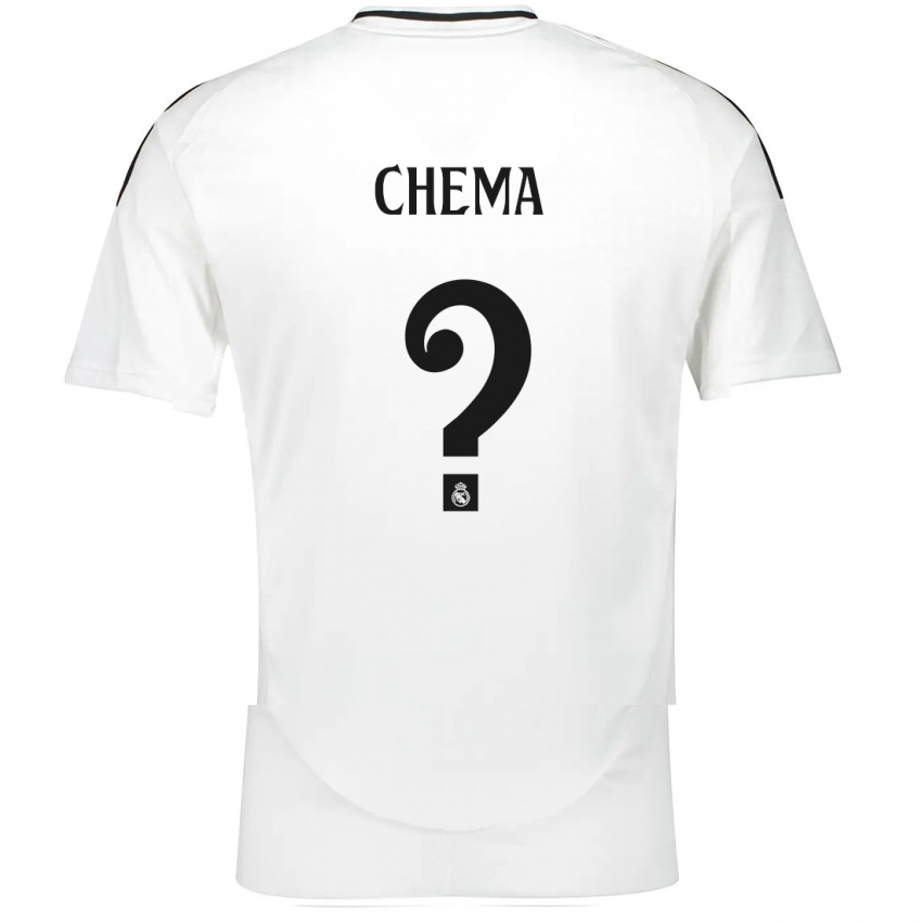 Criança Camisola Chema #0 Branco Principal 2024/25 Camisa