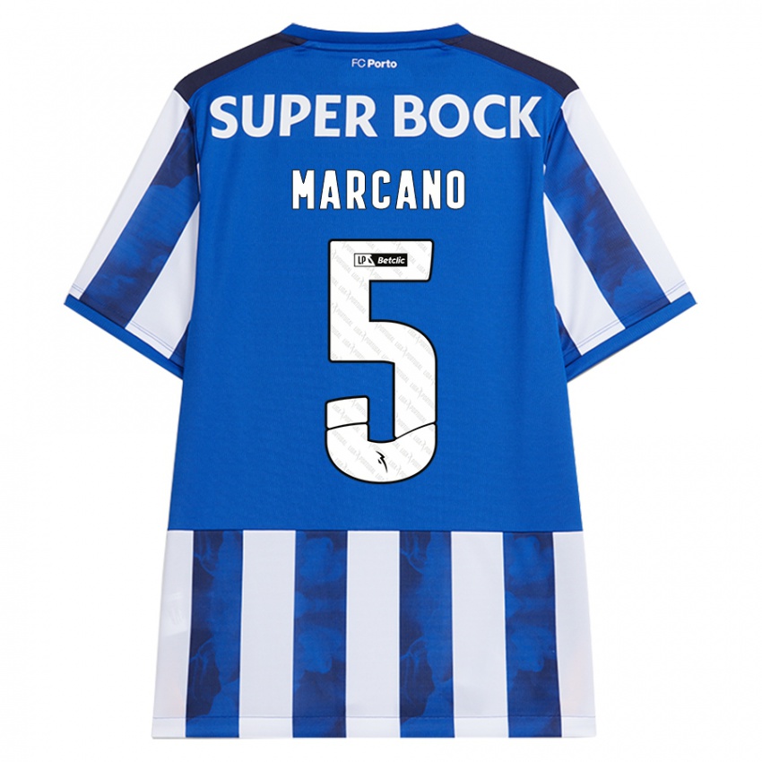 Criança Camisola Ivan Marcano #5 Azul Azul Principal 2024/25 Camisa