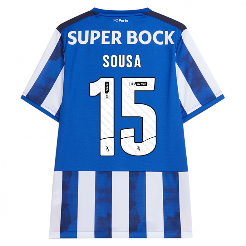 Criança Camisola Vasco Sousa #15 Azul Azul Principal 2024/25 Camisa