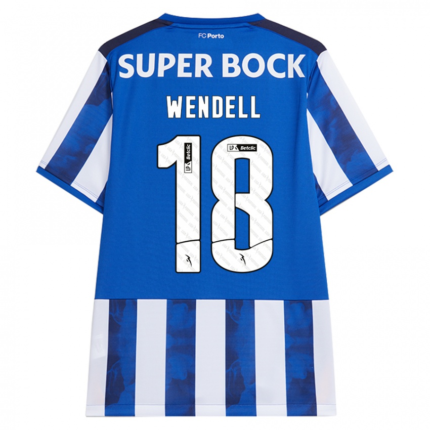 Criança Camisola Wendell #18 Azul Azul Principal 2024/25 Camisa