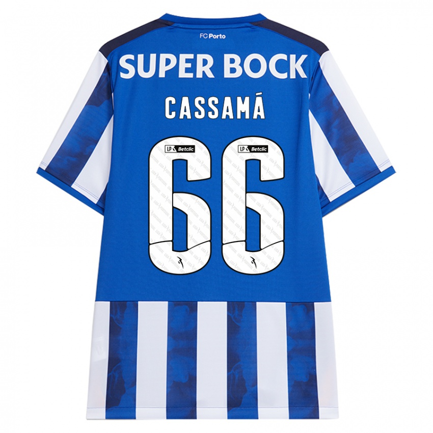 Criança Camisola Adramane Cassamá #66 Azul Azul Principal 2024/25 Camisa