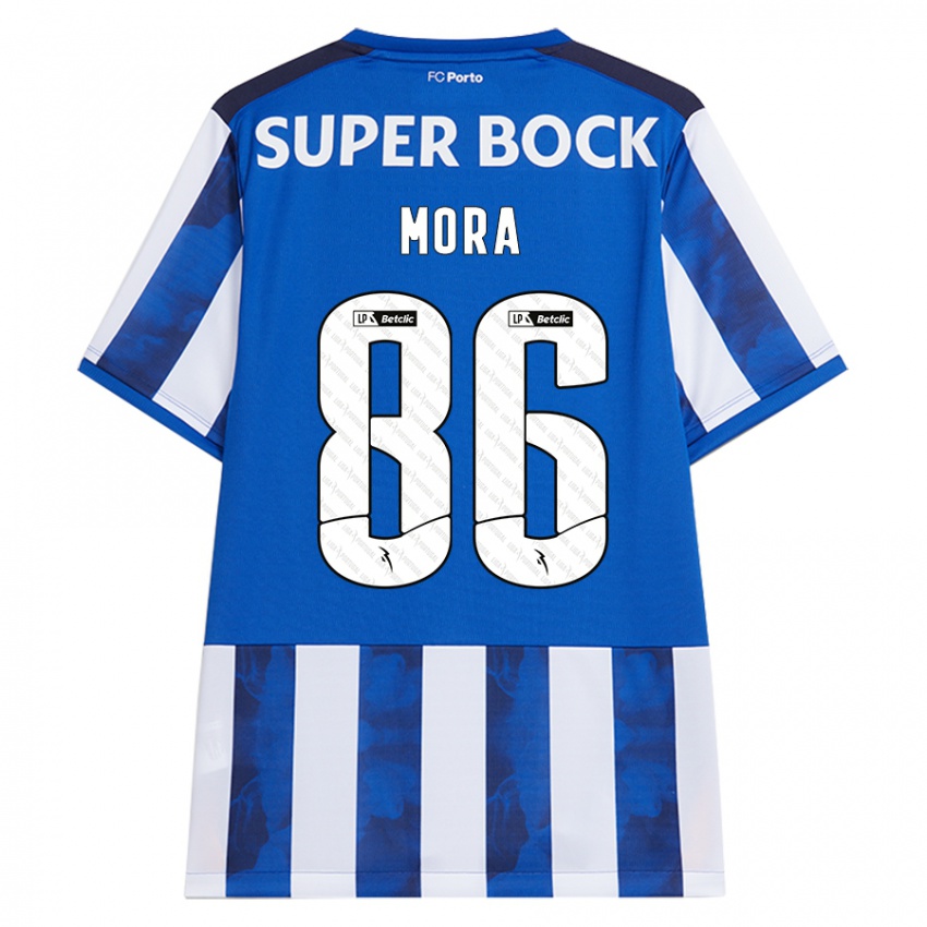 Criança Camisola Rodrigo Mora #86 Azul Azul Principal 2024/25 Camisa