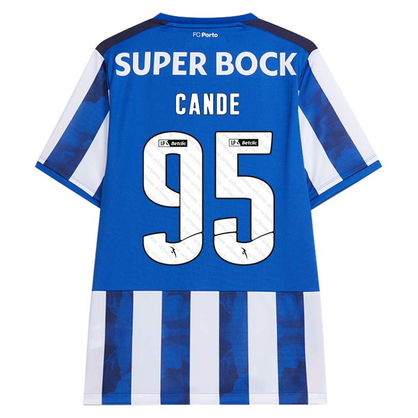 Criança Camisola Anhá Cande #95 Azul Azul Principal 2024/25 Camisa