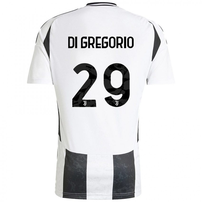 Criança Camisola Michele Di Gregorio #29 Preto Branco Principal 2024/25 Camisa