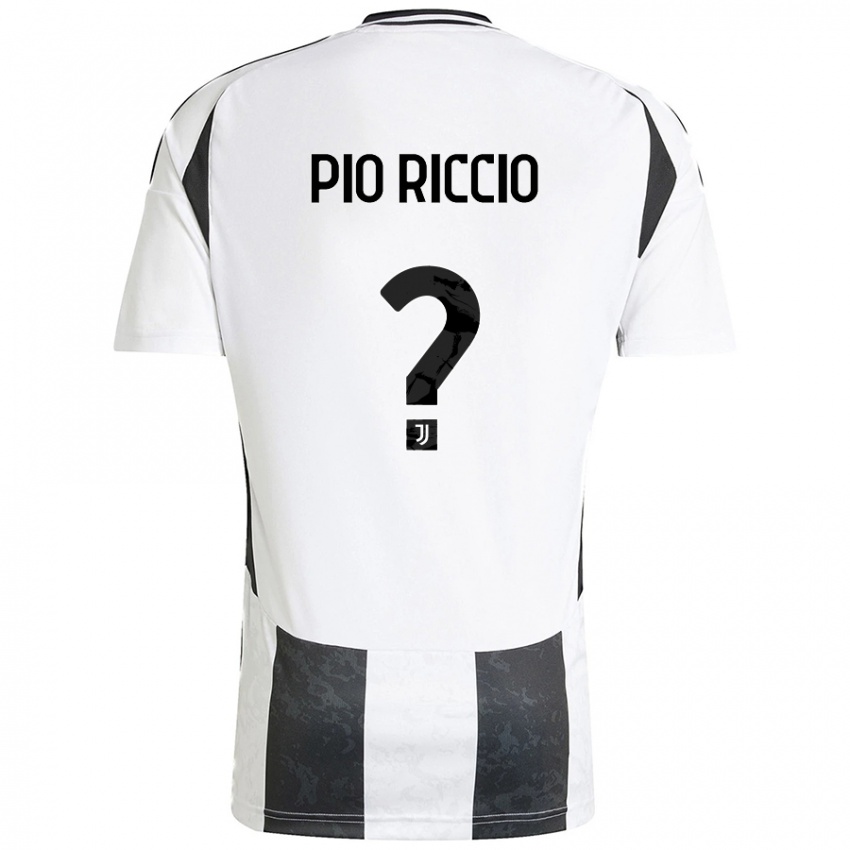 Criança Camisola Alessandro Pio Riccio #0 Preto Branco Principal 2024/25 Camisa