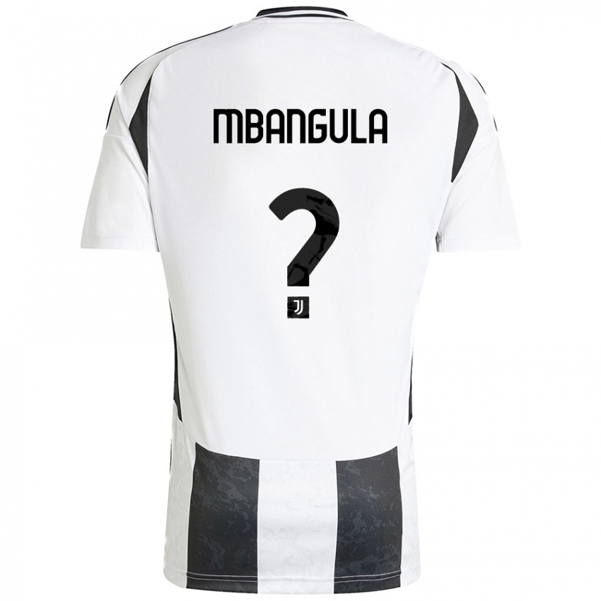 Criança Camisola Samuel Mbangula #0 Preto Branco Principal 2024/25 Camisa