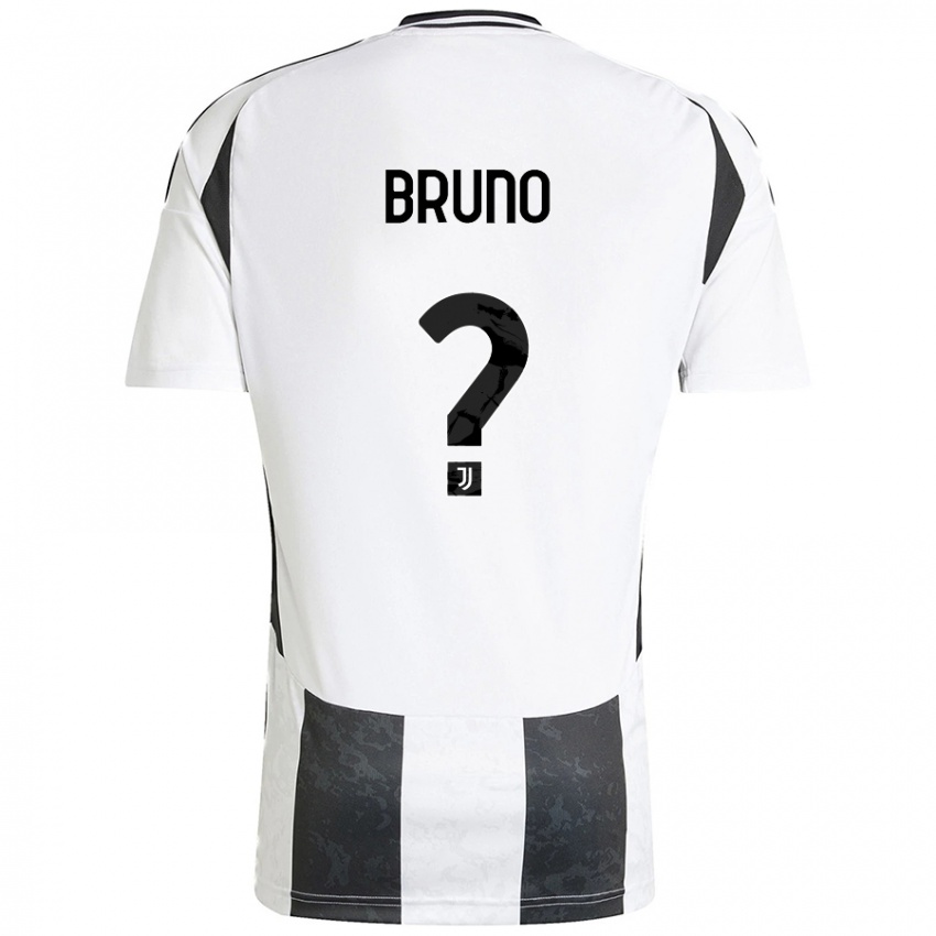 Criança Camisola Giovanni Bruno #0 Preto Branco Principal 2024/25 Camisa