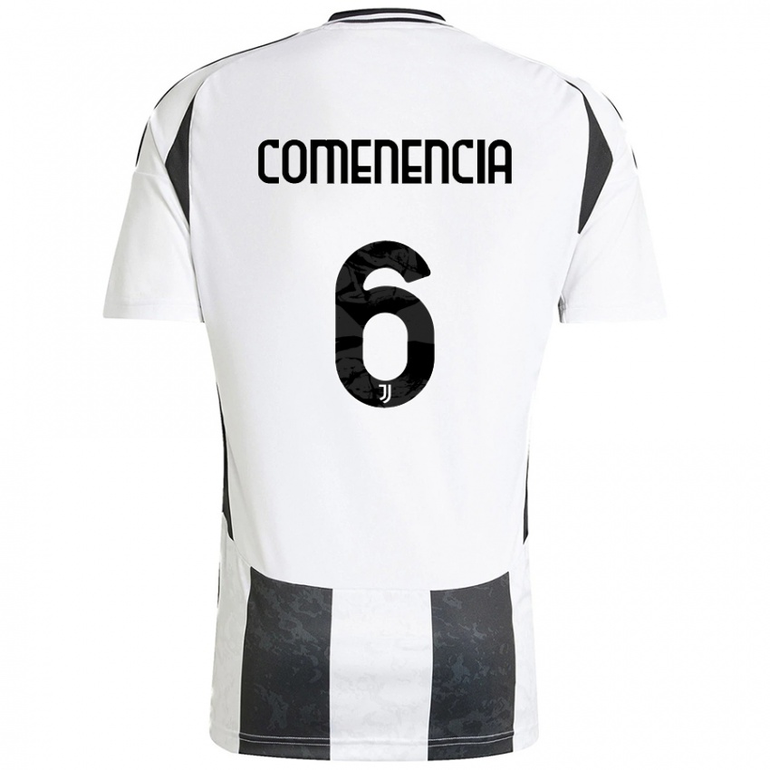 Criança Camisola Livano Comenencia #6 Preto Branco Principal 2024/25 Camisa