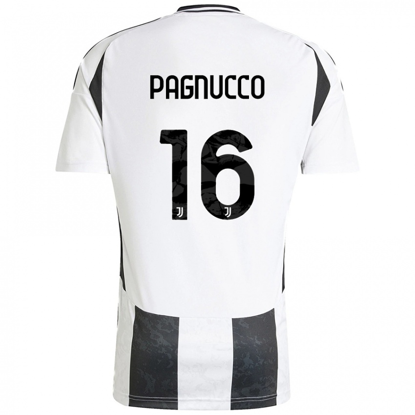 Criança Camisola Filippo Pagnucco #16 Preto Branco Principal 2024/25 Camisa