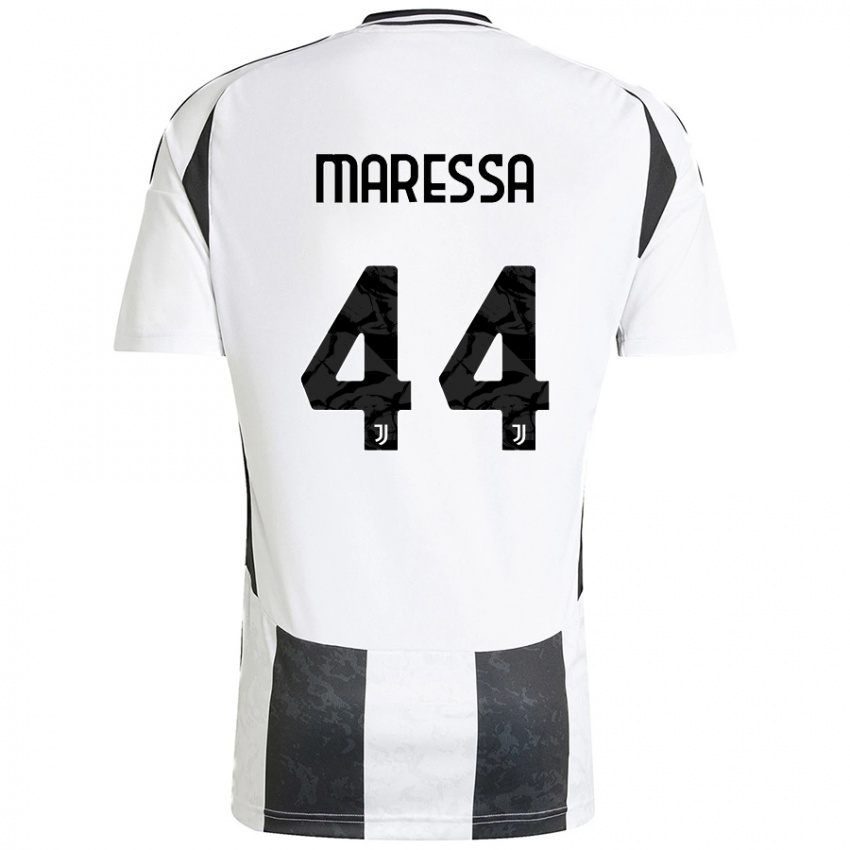 Criança Camisola Tommaso Maressa #44 Preto Branco Principal 2024/25 Camisa