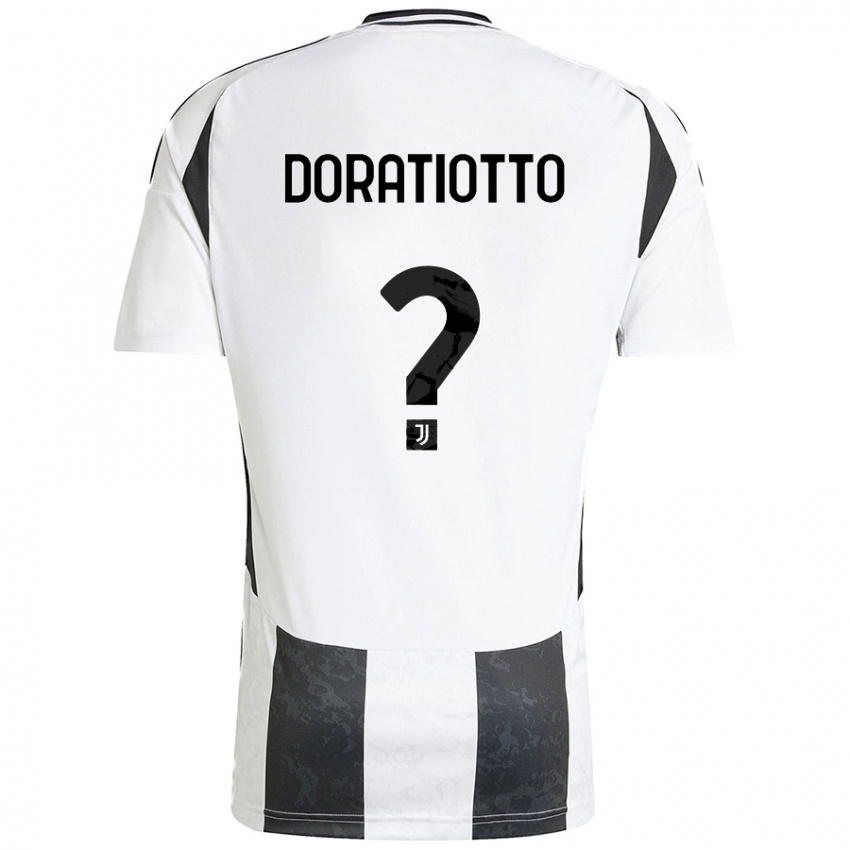 Criança Camisola Giulio Doratiotto #0 Preto Branco Principal 2024/25 Camisa