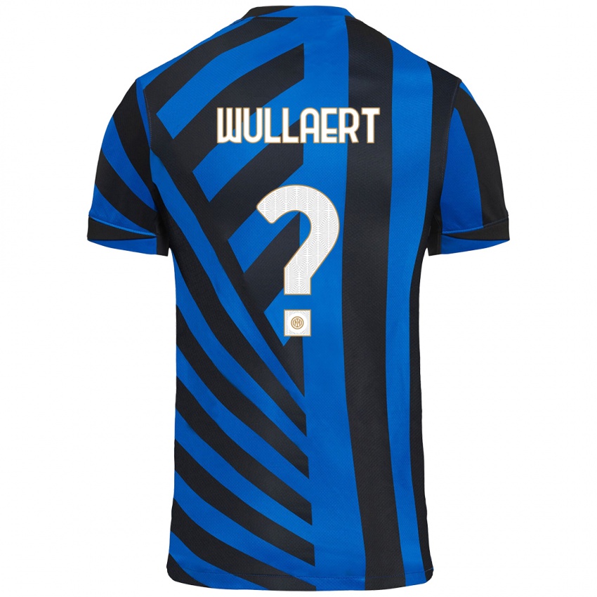 Criança Camisola Tessa Wullaert #0 Azul Preto Principal 2024/25 Camisa