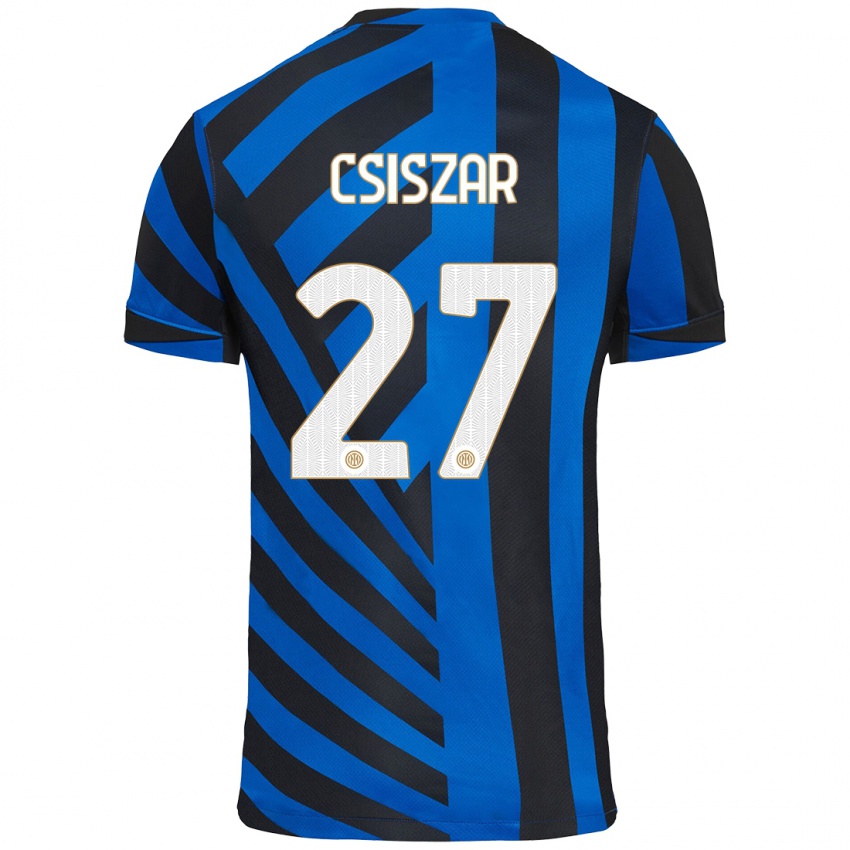 Criança Camisola Henrietta Csiszar #27 Azul Preto Principal 2024/25 Camisa