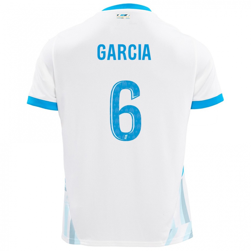 Criança Camisola Ulisses Garcia #6 Céu Branco Azul Principal 2024/25 Camisa