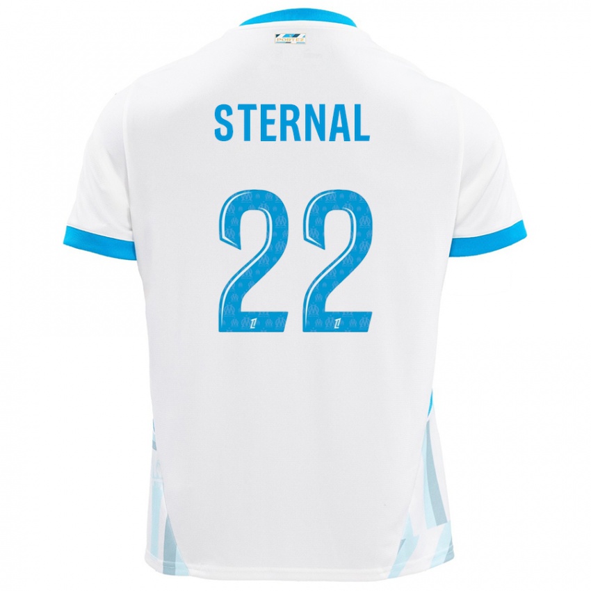 Criança Camisola Enzo Sternal #22 Céu Branco Azul Principal 2024/25 Camisa