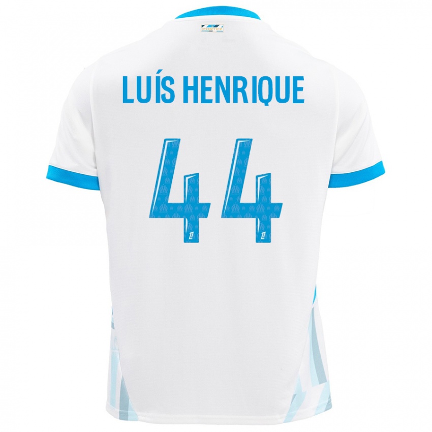 Criança Camisola Luis Henrique #44 Céu Branco Azul Principal 2024/25 Camisa