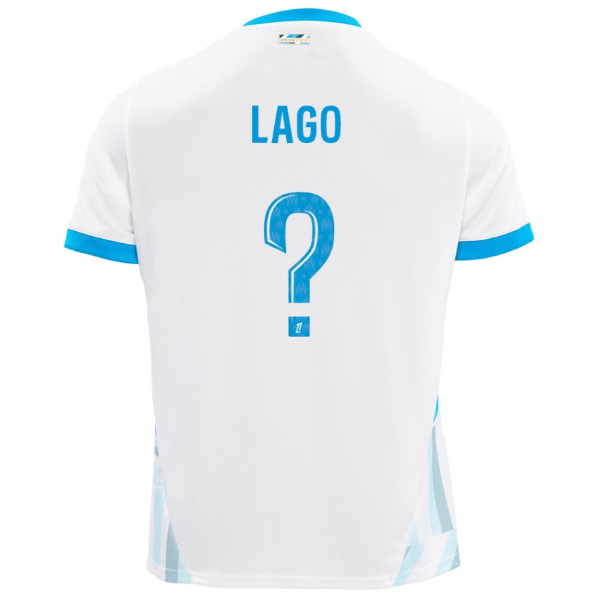 Criança Camisola Ange Lago #0 Céu Branco Azul Principal 2024/25 Camisa