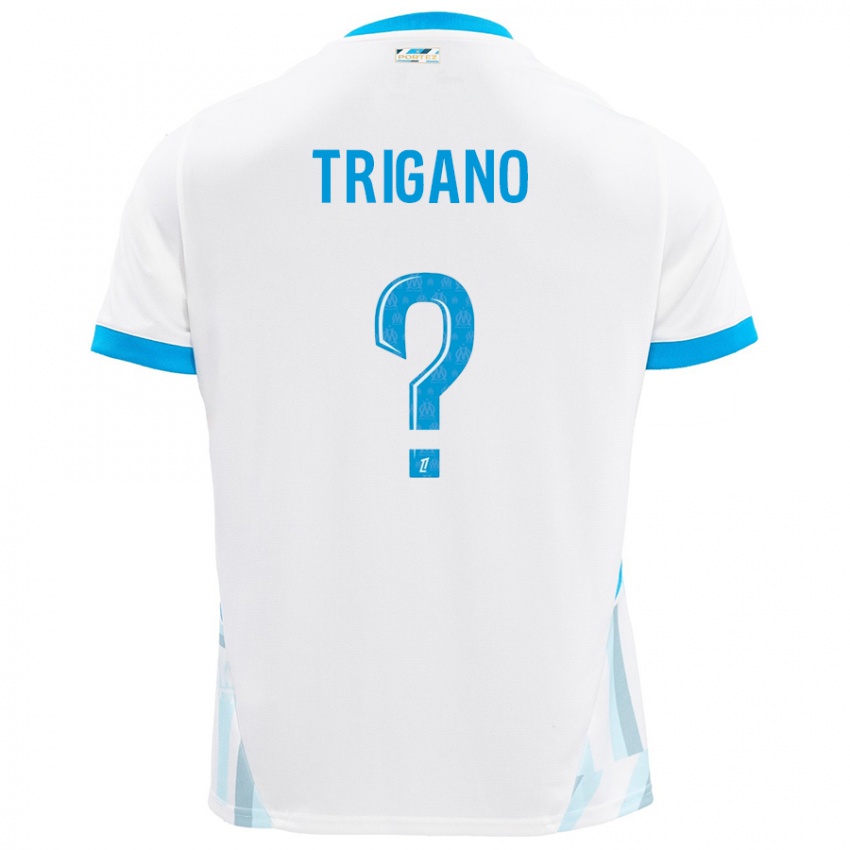 Criança Camisola Paolo Trigano #0 Céu Branco Azul Principal 2024/25 Camisa