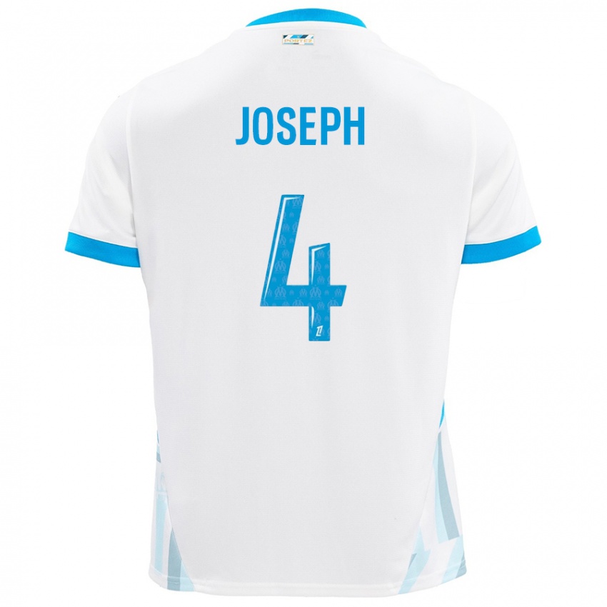 Criança Camisola Tabita Joseph #4 Céu Branco Azul Principal 2024/25 Camisa