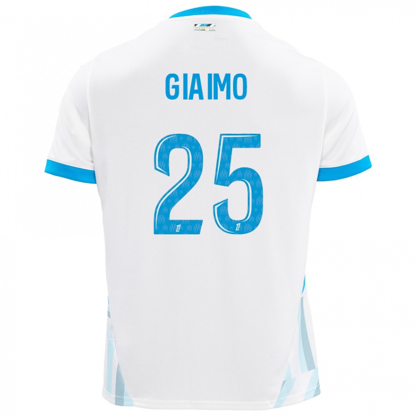 Criança Camisola Carla Giaimo #25 Céu Branco Azul Principal 2024/25 Camisa