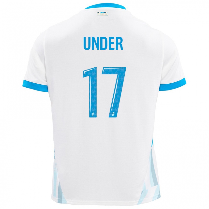 Criança Camisola Cengiz Under #17 Céu Branco Azul Principal 2024/25 Camisa