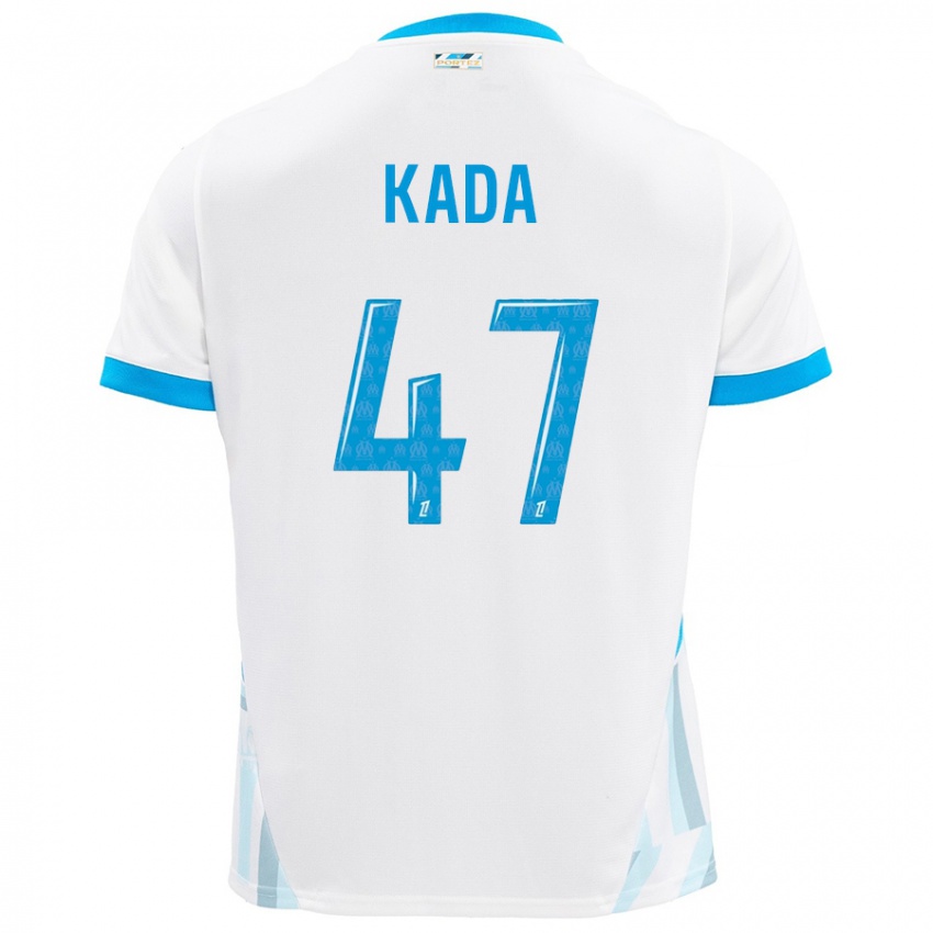 Criança Camisola Joakim Kada #47 Céu Branco Azul Principal 2024/25 Camisa