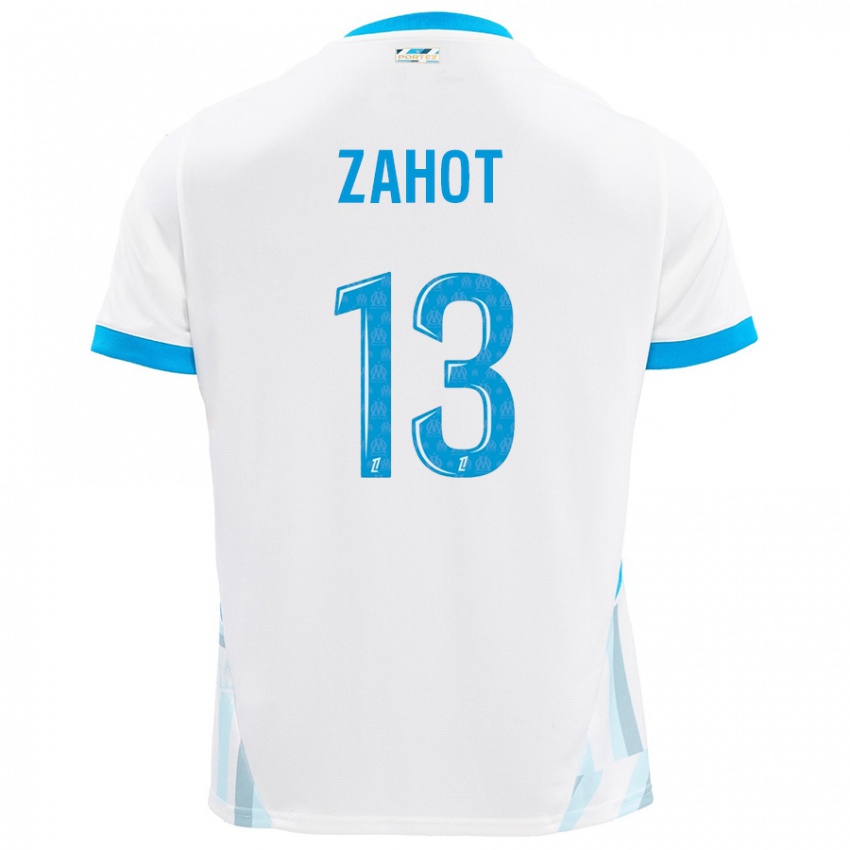 Criança Camisola Sarah Zahot #13 Céu Branco Azul Principal 2024/25 Camisa