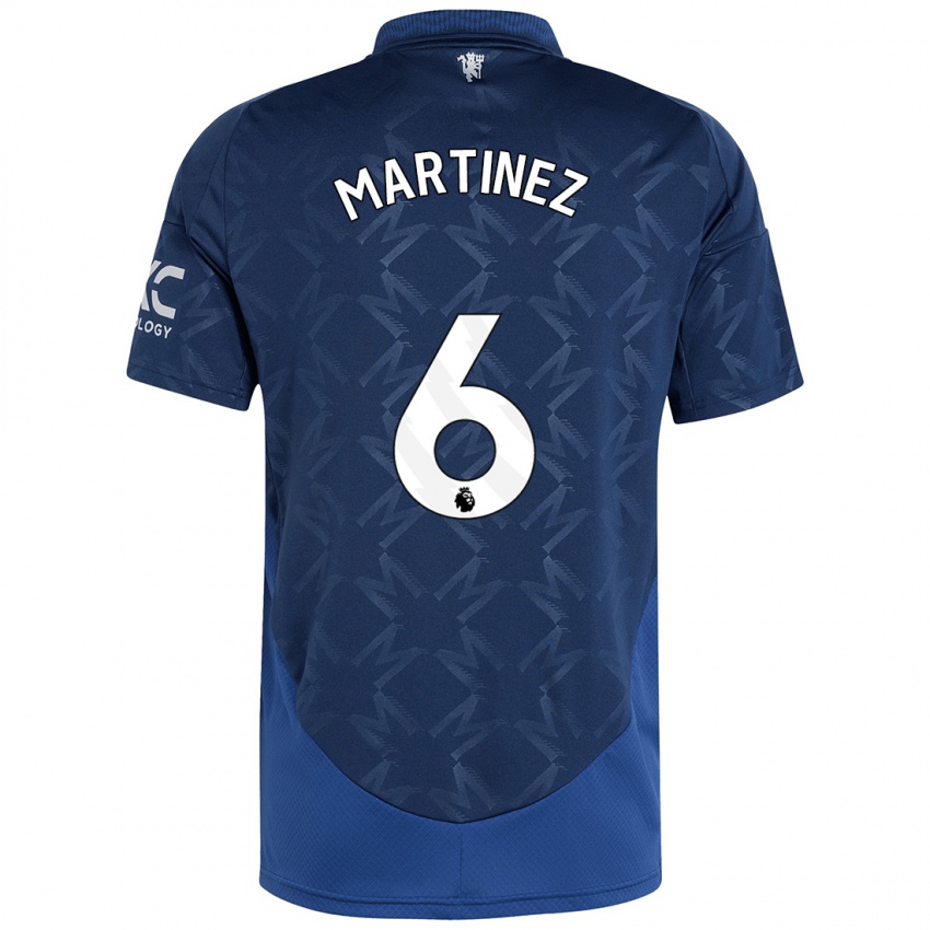 Criança Camisola Lisandro Martinez #6 Índigo Alternativa 2024/25 Camisa